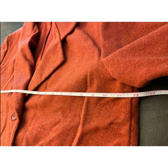 Star CCC Vintage 90's/Y2K Rust Blazer Jacket - Sz L - Picture 8 of 12